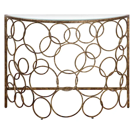 Jabari Semi-Circle Console Table